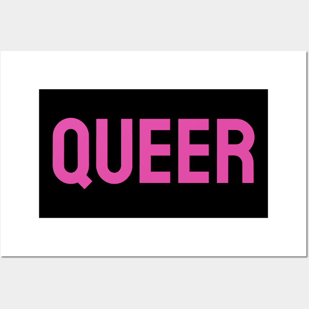 QUEER Wall Art by InspireMe